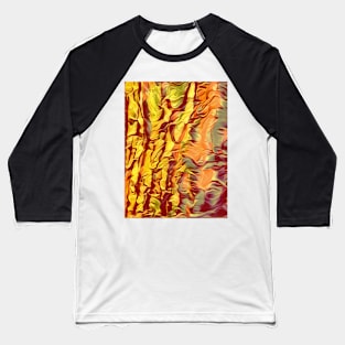 Golden color blend abstract design Baseball T-Shirt